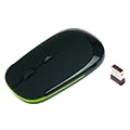 Kinobo Wireless Slimline USB Mouse For Laptops/Desktop PC XP/Vista/Windows 7 (green detail)