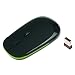 Kinobo Wireless Slimline USB Mouse For Laptops/Desktop PC XP/Vista/Windows 7 (green detail)