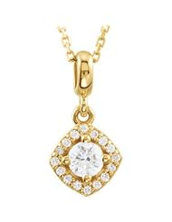 Genuine IceCarats Designer Jewelry Gift 14K White Gold Diamond Necklace. 1/3 Ct Tw 18 Inch Diamond Necklace Diamond Necklace In 14K White Gold