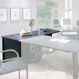 30 X 36 Desk Shell - 36W X 30D X 28-3/8H Black Granite