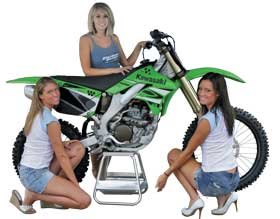 Polished Aluminum MX Motocross Dirt Bike Lift
