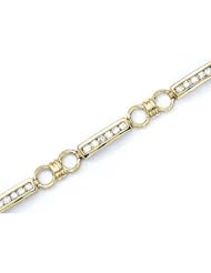 14K Yellow Gold Diamond Bracelet