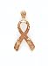 14K Pg Ribbon Pendant - GH13053