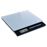 MIRA Digital Kitchen Scale with large display and glass platform ~ Coheso