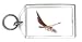 Keychain with animal, falcon, cartoons, spy, binoculars, cartoon, eagle
