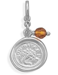 God Give Us Charm with Amber Bead