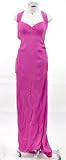Nicole Miller Magenta Hot Pink Sleeveless Silk Dress
