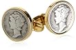 Mercury Dime Coin Cufflinks