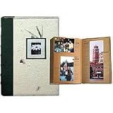 Pioneer Eco Ltd. Series Bound Photo Album, Designer Style Color Covers with Natural Brown Paper Pages, Holds 300 4 x 6 Photos, 3 Per Page.