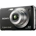 Sony Cybershot DSC-W220 12.1MP Digital Camera with 4x Optical Zoom with Super Steady Shot Image Stabilization (Black)