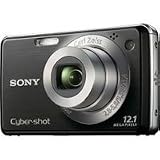 Sony Cybershot DSC-W220 12.1MP Digital Camera with 4x Optical Zoom with Super Steady Shot Image Stabilization (Black)