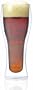 Luigi Bormioli Duo Double Wall 16-Ounce Pilsner Beer Glassses, Set of 4