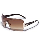 G by GUESS Rimless Shield With G Logo Temple