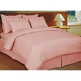 King/Cal-King Duvet Cover Set Sateen Stripe 300tc Egyptian Cotton