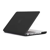 Speck Products See Thru Satin Soft Touch Hard Shell Case for 13-Inch Pro MacBook Aluminum Unibody MB13AUSAT-BLK-D (Black) - Does Not Fit White MACBOOK