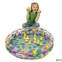 20 Yellow Plastic Weighted Carnival Ducks and Inflatable Pool ~ Matching Game