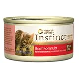 Nature's Variety Instinct Canned Cat Food, Beef Formula, 3oz Cans