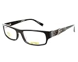 Ed Hardy Eyeglasses frame EHO 701 BLACK Acetate - Rhinestones Black<br />
” /></td>
<td>
<span class=