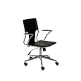 ITALMODERN Terry Office Chair, Black