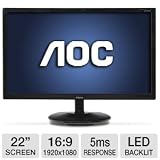 21.5 Wide LCD Glossy Black
