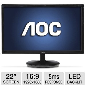 21.5 Wide LCD Glossy Black