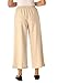 Women's Plus Size Pants, Cropped Length In Cool Linen Blend