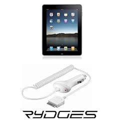 Rydges� KFZ RMT-KCH01 Auto Ladekabel Ladeger�t weiss f�r Apple iPhone 4 / 4S / 3 / 3G / 3GS / iPod Touch / iPad 1 / 2 / 3 WiFi / iPad 3G (12/24V)