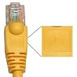 3FT (3 FT) CROSSOVER CABLE CAT5E ETHERNET (yellow)