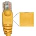 3FT (3 FT) CROSSOVER CABLE CAT5E ETHERNET (yellow)