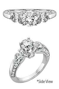 2 1 4 ct. tw. Diamond Wedding Ring in 14K White Gold