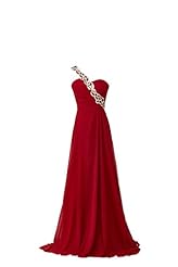 Plus Size Sweetheart Chiffon/Satin One Shoulder Evening Dress/Bridesmaid Dress/Prom Dress/Wedding Party Dress 