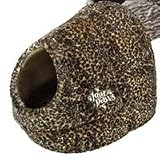 Pet Supplies : Four Paws Kozy Dome Leopard Print Pet Sleeper Bed (14''x13''x12 1/4'' - Leopard Print)