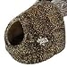 Pet Supplies : Four Paws Kozy Dome Leopard Print Pet Sleeper Bed (14''x13''x12 1/4'' - Leopard Print)