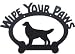 golden retriever - Wipe Your Paws Sign - Golden Retriever
