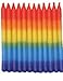 Rainbow Color Cake Candles - 12 pc