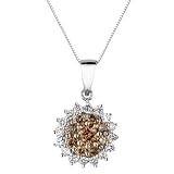 Champagne Diamond Fashion Pendant 1ctw