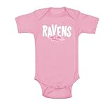 Reebok Baltimore Ravens Infant Pink Creeper 12 Months