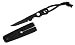 Buck Neck Knife, Stahl S30V, schwarz oxidiert, Nylonscheide