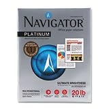 Platinum Paper, 99 Brightness, 20lb, 8-1/2 x 11, White, 5000/Carton