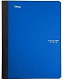 Five Star Composition Book, 100 College-Ruled Sheets, 9.75 x 7.5 Inch Sheet Size, Blue (72263)