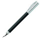 Faber-Castell 148140 - F�llfederhalter AMBITION Edelharz, Feder: M, inklusive Geschenkverpackung, Schaftfarbe: schwarz / silbervon "Faber-Castell"
