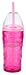 Zak Designs Clear/Fuchsia 16-Ounce Chiller with Straw