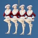 ROCKETTE SHOWGIRLS ORNAMENT - 6" ROCKETTE SHOWGIRLS ORNAMENT