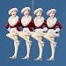 ROCKETTE SHOWGIRLS ORNAMENT - 6" ROCKETTE SHOWGIRLS ORNAMENT