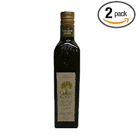 Coltibuono Campo Corto 100% Organic Extra Virgin Olive Oil, 16.9-Ounce Bottle (Pack of 2)