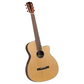 Trinity College TG-20 12 Fret Guitar with 000-style body shape with deep, rounded cutaway