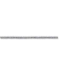 14K White Gold Holds 55 1.6mm Stones .99ct Swirled Tennis Bracelet Mounting