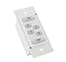 Leviton UPB Scene Switch, 6 Button, 38A00-1, White