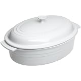 LeCreusetStoneware5-3/4-QuartCoveredOvalCasserole,White