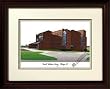 Northeastern Illinois University Alma Mater Alma Mater 14x18 Lithograph in Mahogany Frame